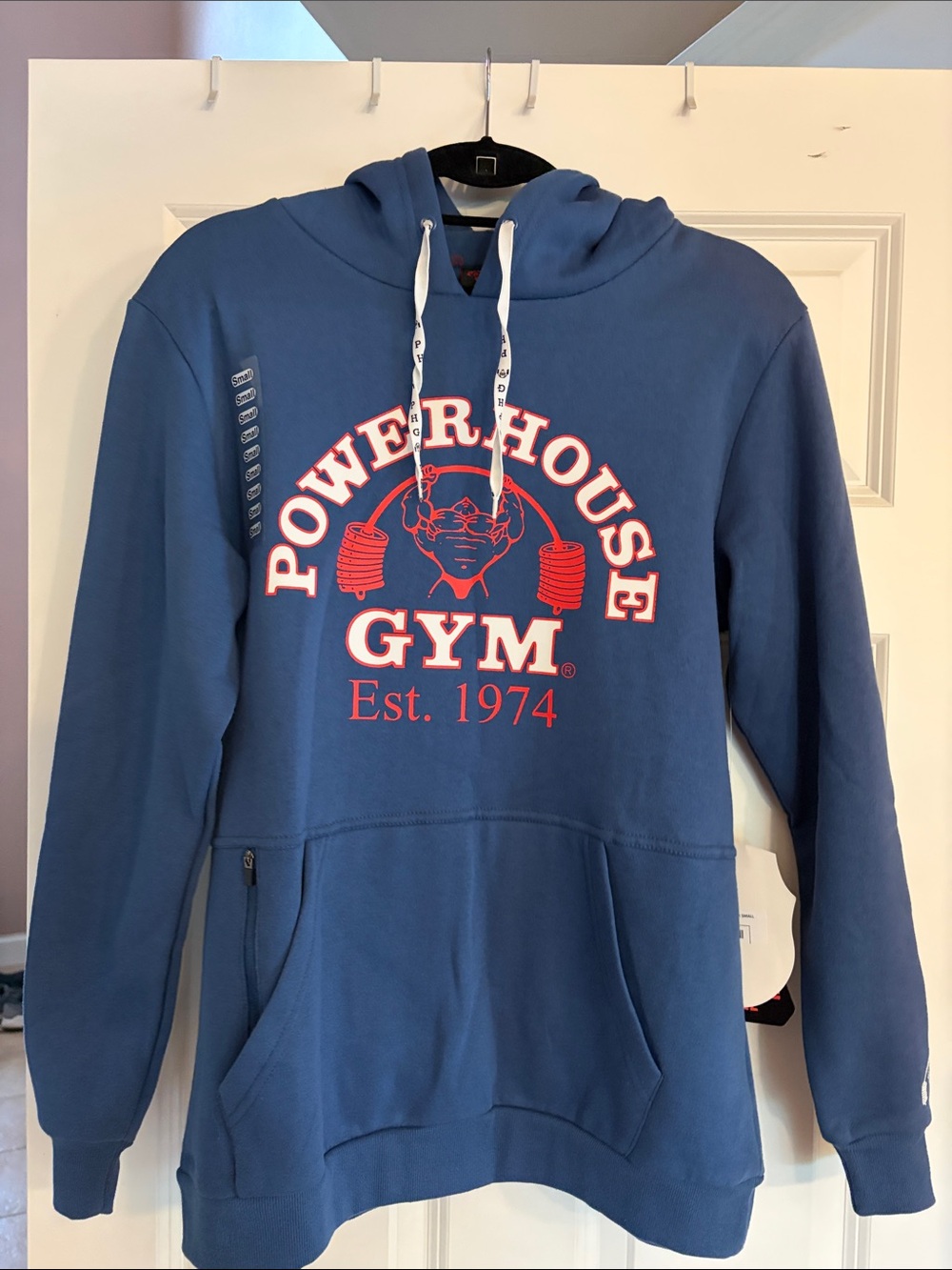 Powerhouse Gym Unisex Blue Pullover Hoodie
